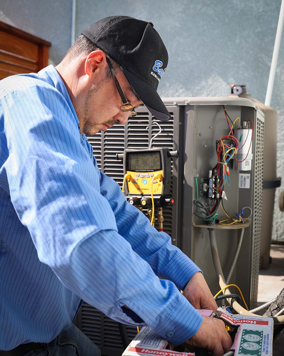 Baker's HVAC technician in Tracy CA